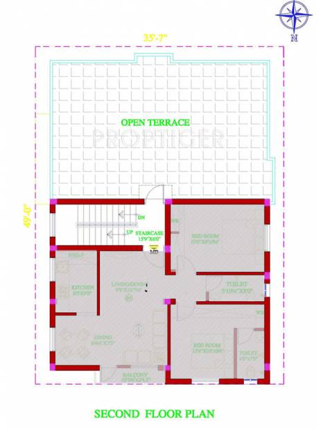 aashriwad emerald Cluster Plan for 2nd Floor