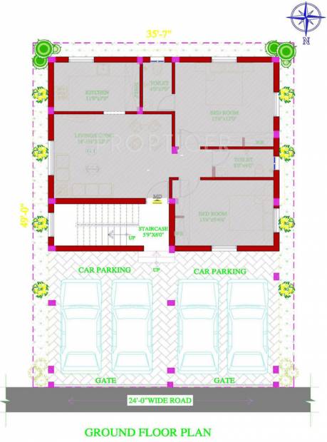 aashriwad emerald Cluster Plan for ground Floor