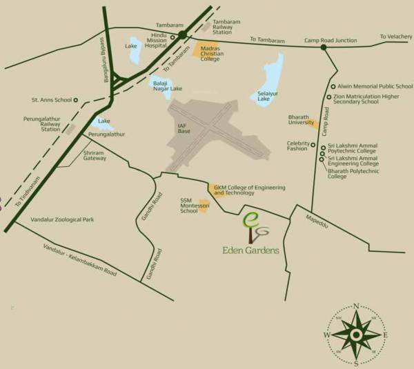 Images for Location Plan of Evocon Eden Gardens Images for Location Plan of Evocon Eden Gardens