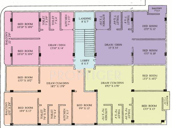 Images for Cluster Plan of Durga Neel Diganta Enclave Images for Cluster Plan of Durga Neel Diganta Enclave
