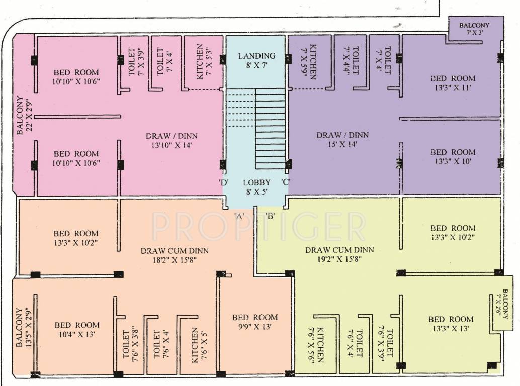 Images for Cluster Plan of Durga Neel Diganta Enclave