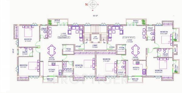 navtoj-builders summer-winds Cluster Plan
