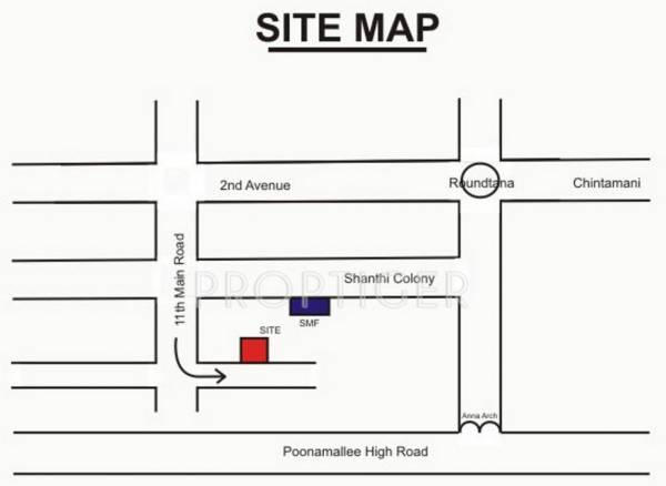navtoj-builders summer-winds Location Plan
