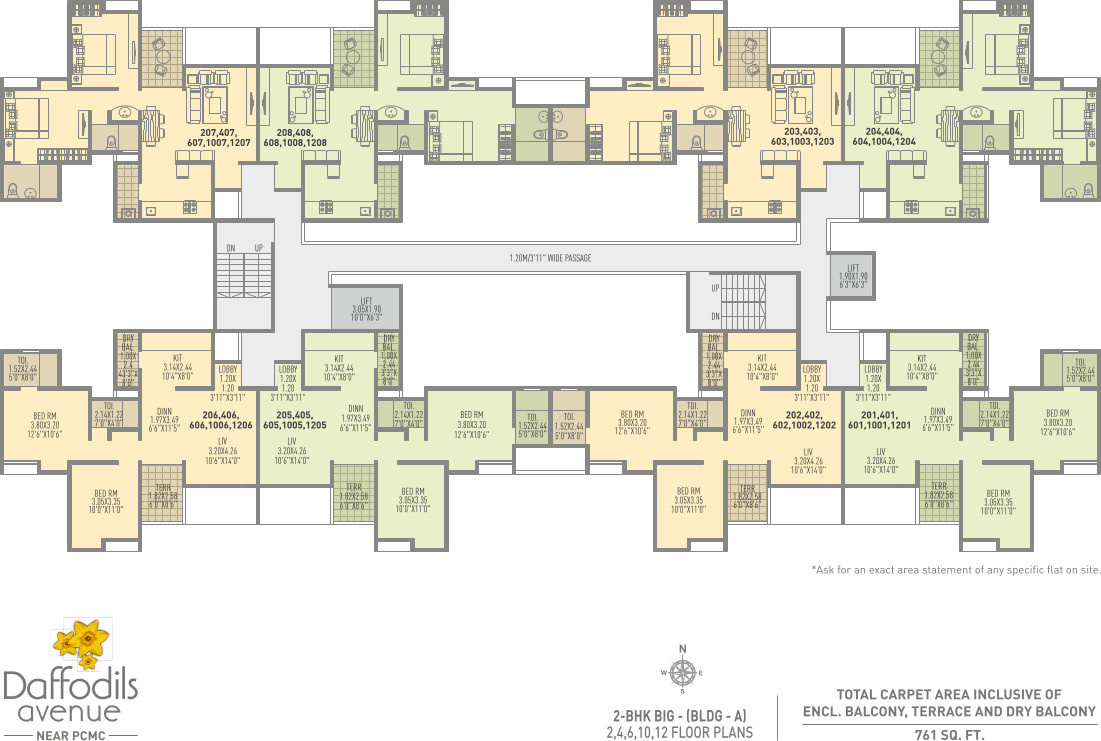  daffodils avenue Building F Cluster Plan