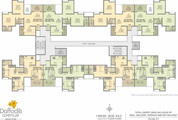  daffodils-avenue Building G Cluster Plan