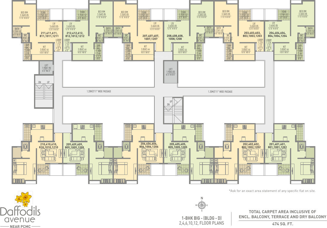  daffodils avenue Building H Cluster Plan