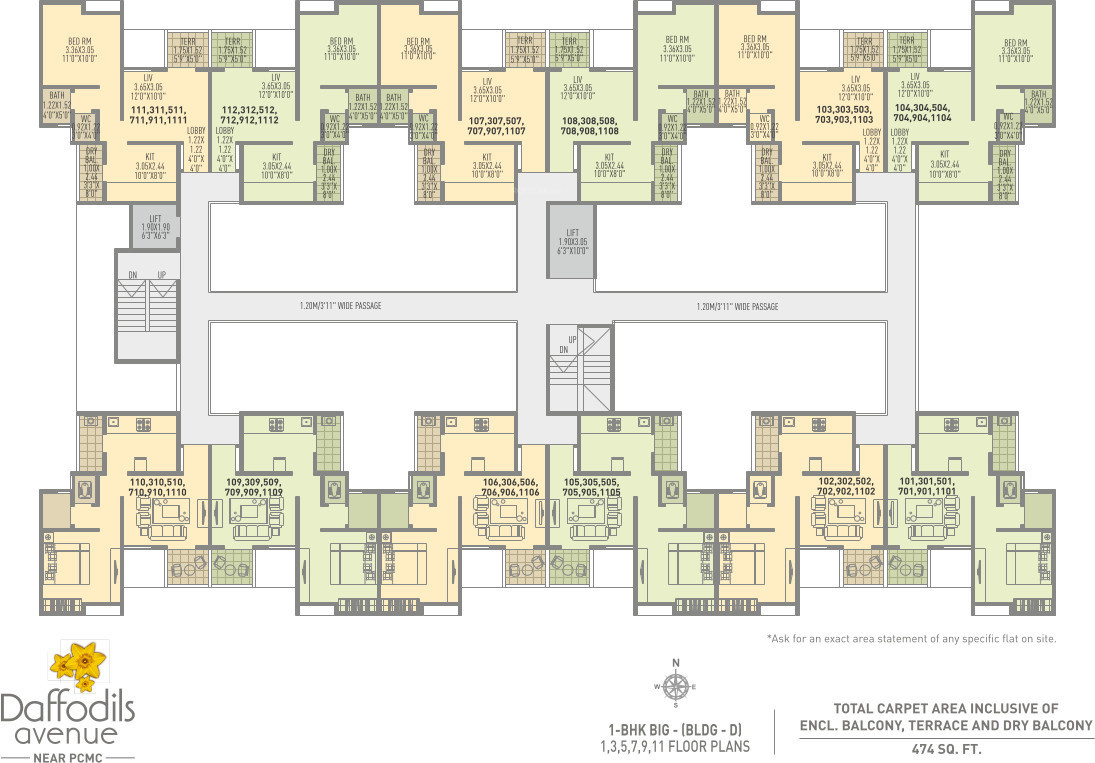  daffodils avenue Building H Cluster Plan