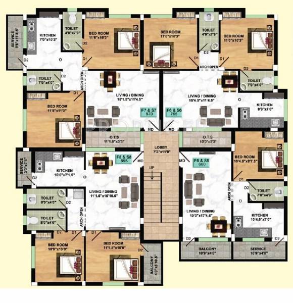 Images for Cluster Plan of JHL Brown Stone