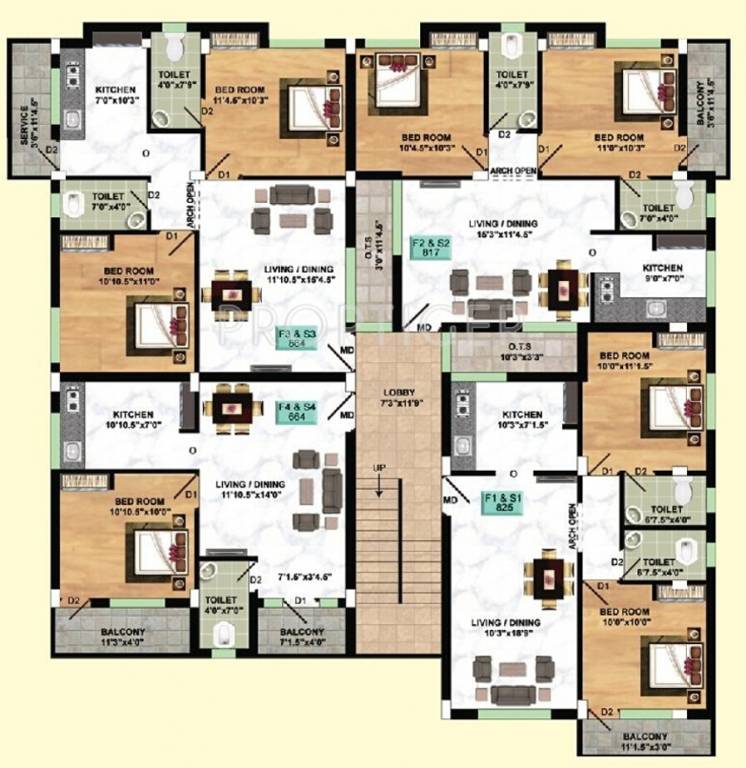 Images for Cluster Plan of JHL Brown Stone