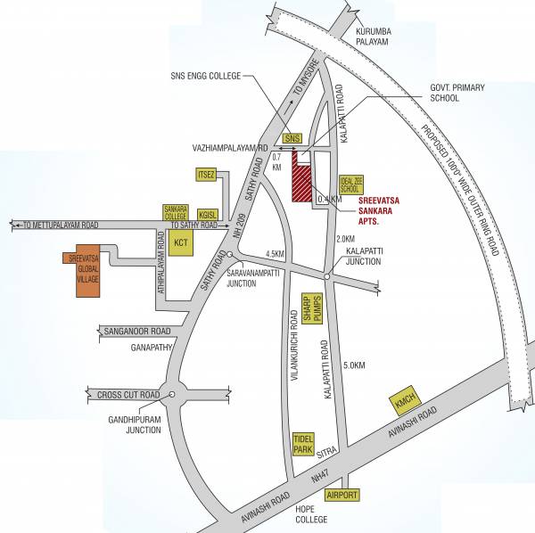 Images for Location Plan of Sreevatsa Sankara Apartments 2