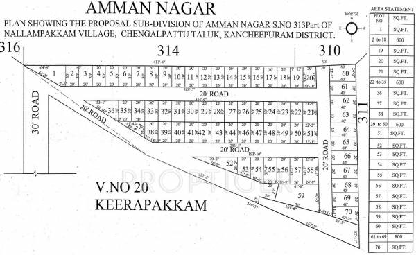 Images for Layout Plan of GSN Amman Nagar Keerapakkam