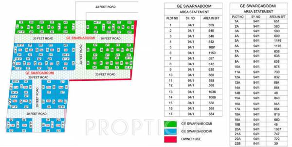success-property-enterprises swarnaboomi Layout Plan