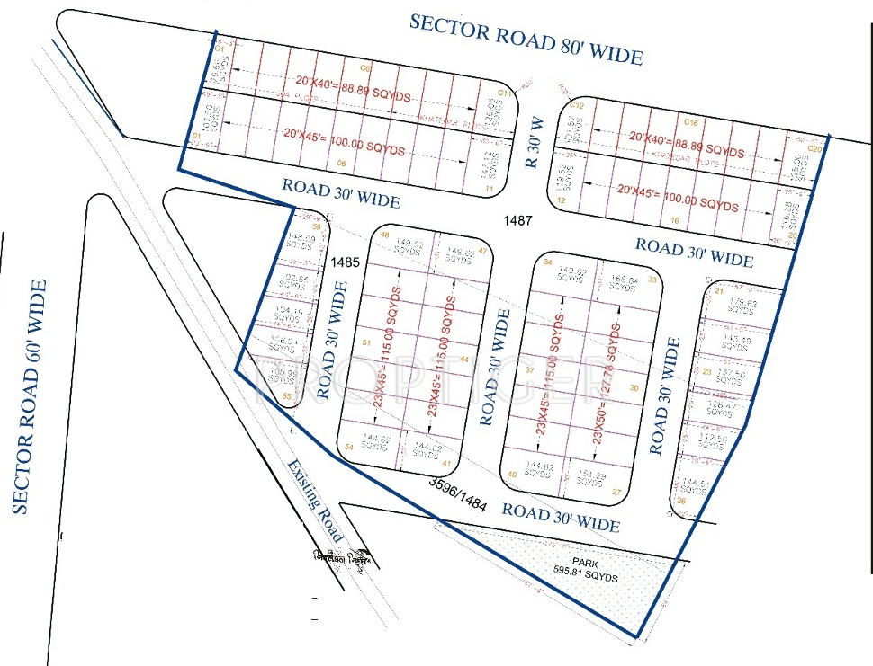 Images for Layout Plan of Arsh Shree Govind Avenue