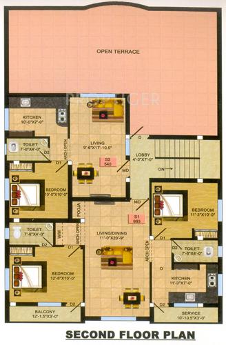 Images for Cluster Plan of Infraz Paradise
