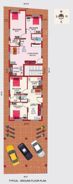 navani-construction dwaraka Cluster Plan for ground Floor