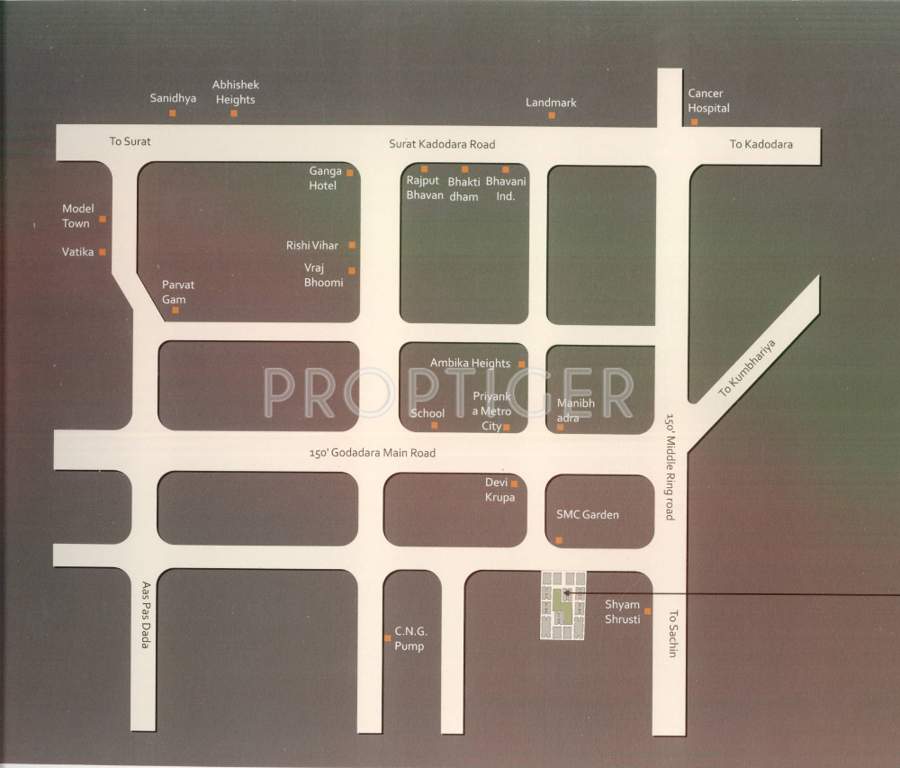  avenue Images for Location Plan of Shree Avenue