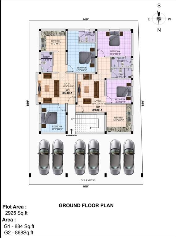 Images for Cluster Plan of Cholamandhal Malligai Flats