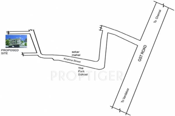 Images for Location Plan of Cholamandhal Malligai Flats