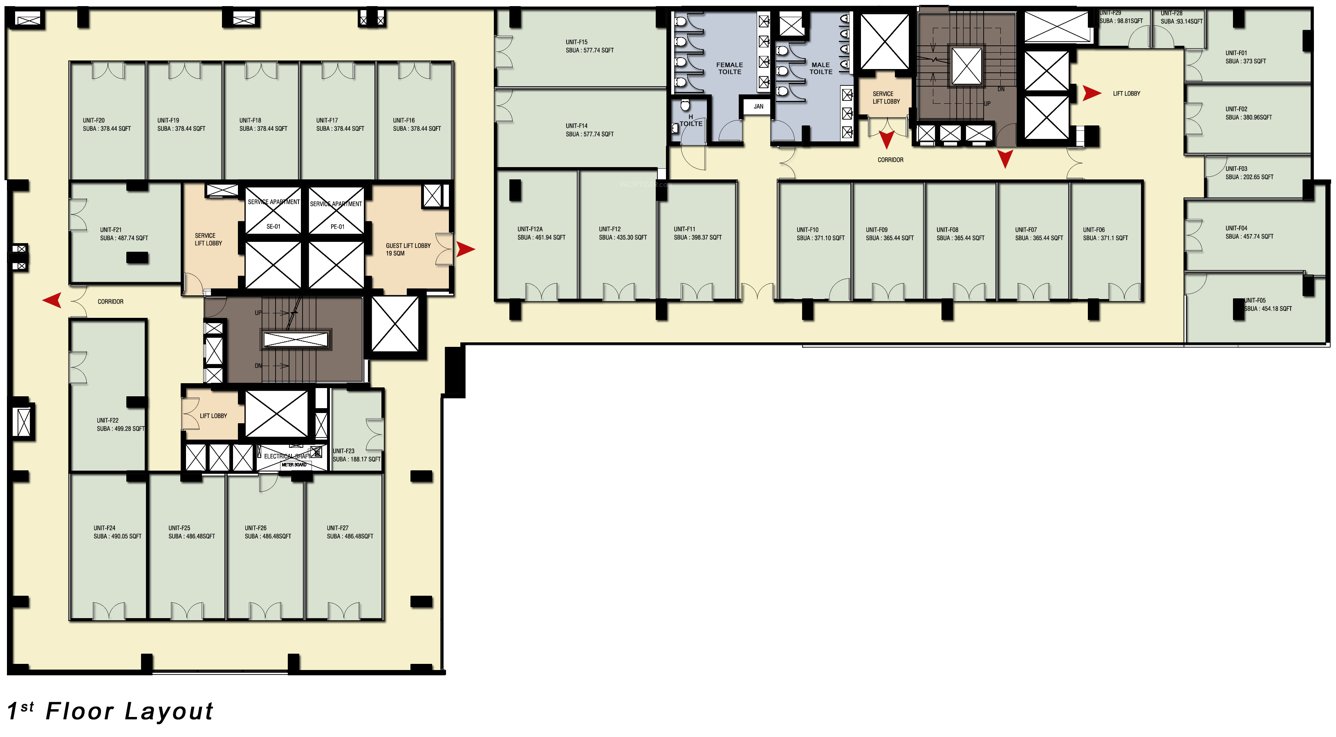 Images for Cluster Plan of Burman The Gurgaon Spectrum Centre