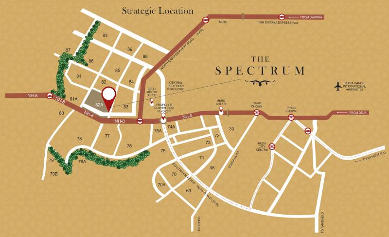 Images for Location Plan of Burman The Gurgaon Spectrum Centre
