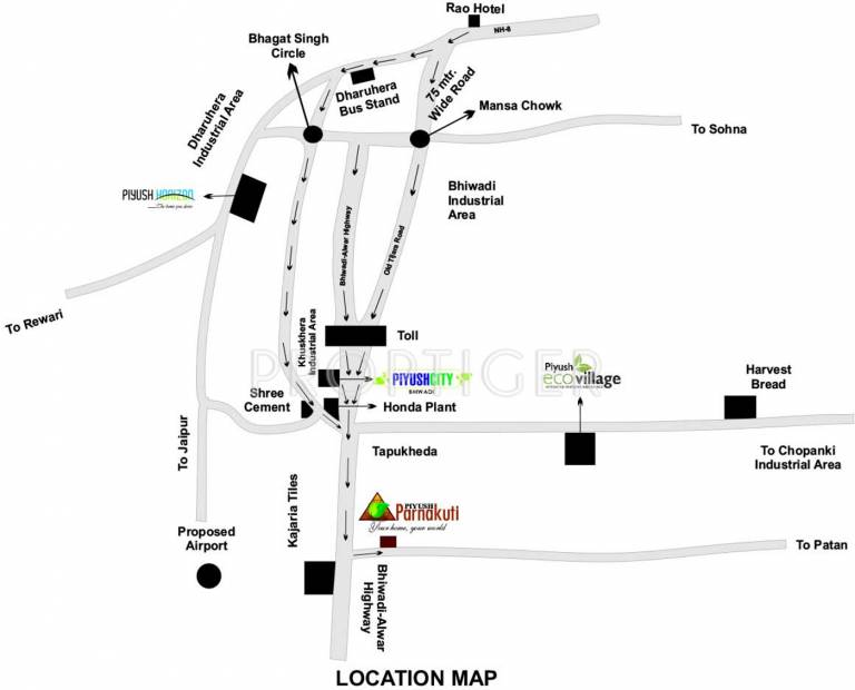 Images for Location Plan of Piyush Parnakuti