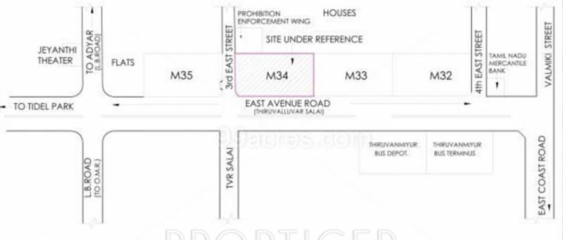 Images for Location Plan of Ramaniyam Real Estates Classic Rudra