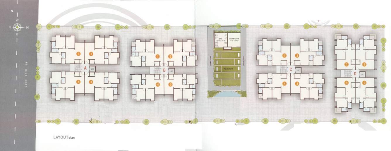 swastik homes Images for Layout Plan of Krishna Swastik Homes