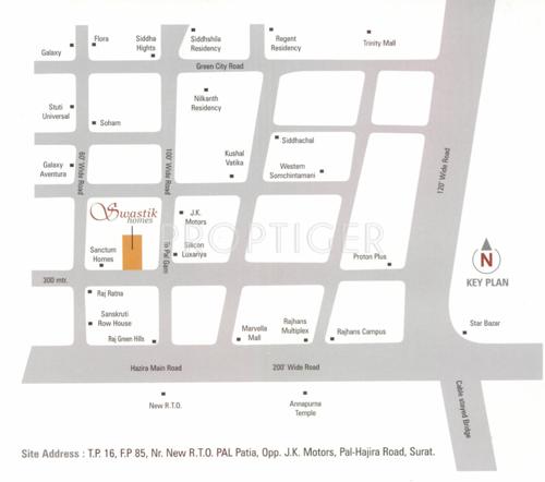  swastik-homes Images for Location Plan of Krishna Swastik Homes