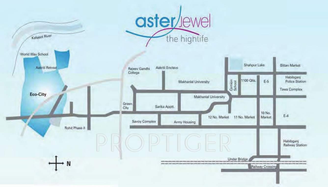  jewel Images for Location Plan of Aakriti Jewel