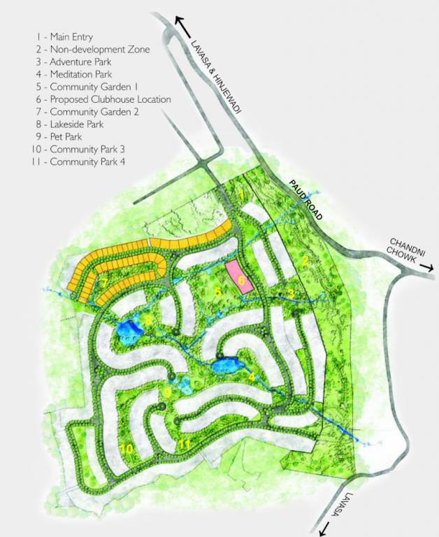  viva villas Layout Plan