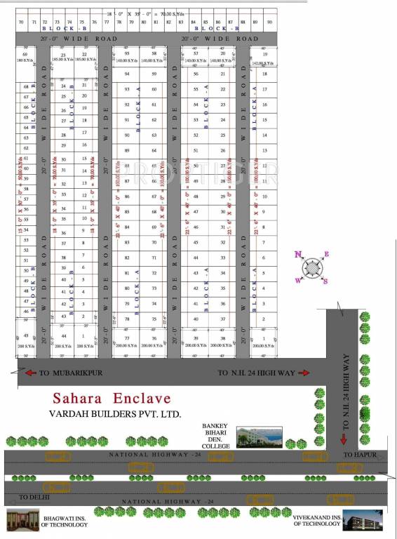 Images for Layout Plan of Vardah Sahara Enclave