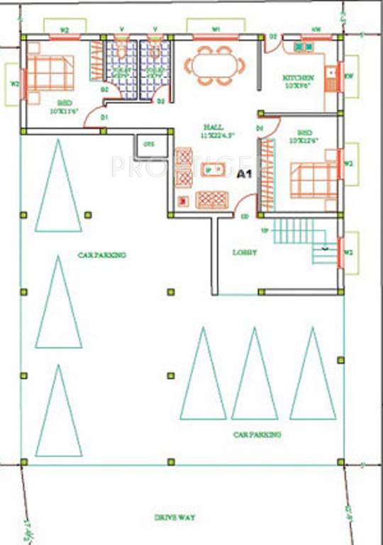 Images for Cluster Plan of Sri Gajhanana Springs Bharani Apartments