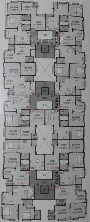  vatika Images for Cluster Plan of Shyam Vatika