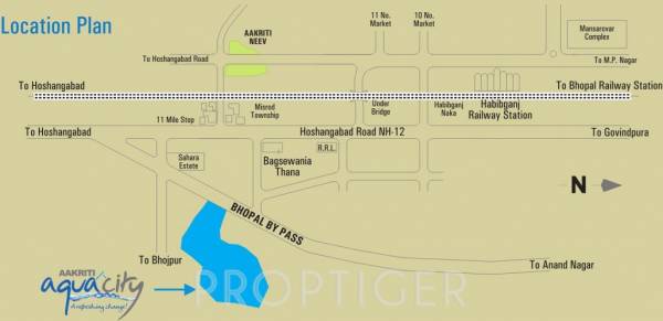 Images for Location Plan of Aakriti Aquacity Powai