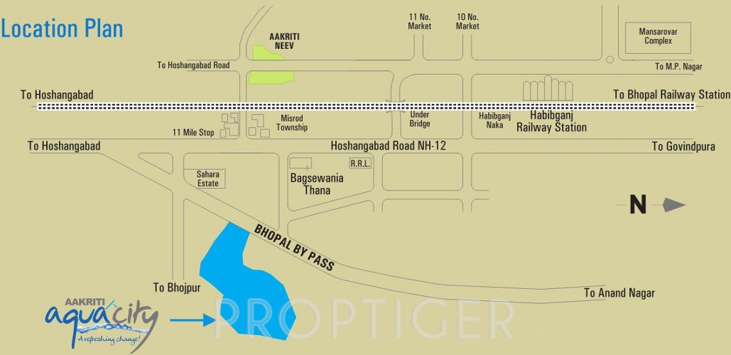Images for Location Plan of Aakriti Aquacity Powai