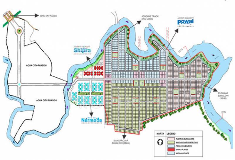 Images for Layout Plan of Aakriti Aquacity Mansarovar