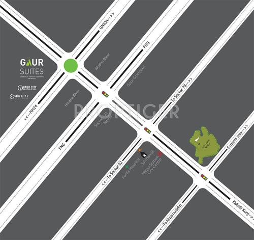  gaur-suites Images for Location Plan of Gaursons Gaur Suites
