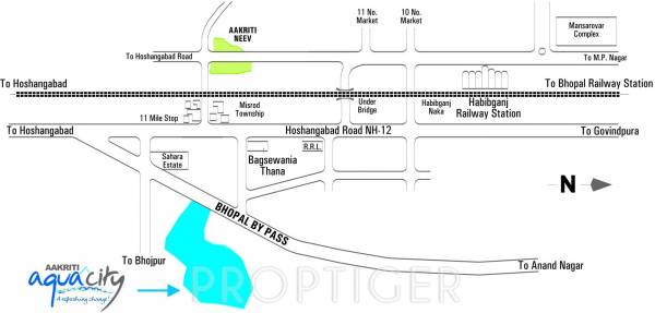 Images for Location Plan of Aakriti Aquacity Pushkar