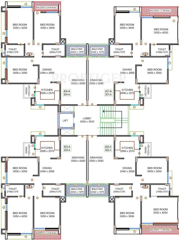 Images for Cluster Plan of Aakriti Aquacity Narmada
