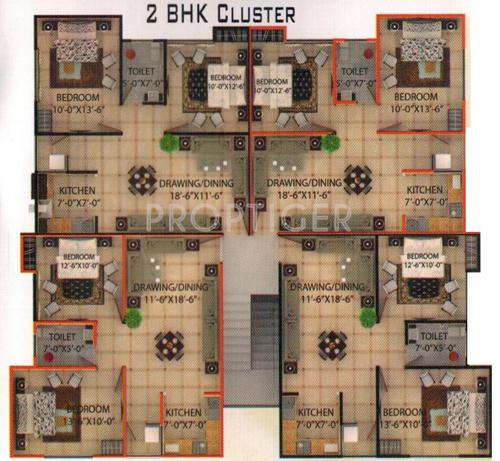 Images for Cluster Plan of Swastik Swastik Apartment Images for Cluster Plan of Swastik Swastik Apartment