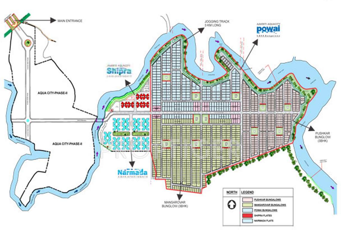 Images for Layout Plan of Aakriti Aquacity Shipra