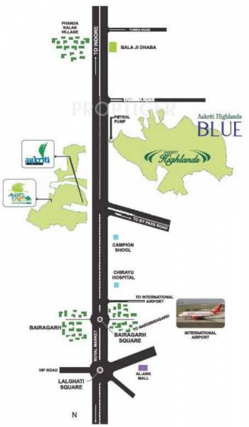 Images for Location Plan of Aakriti Highlands Blue Images for Location Plan of Aakriti Highlands Blue