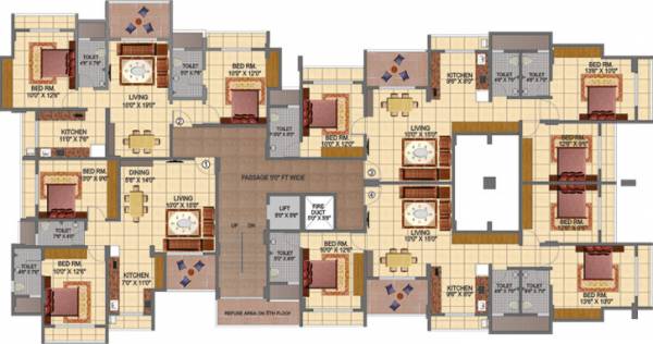 Images for Cluster Plan of JH Regency Avenue