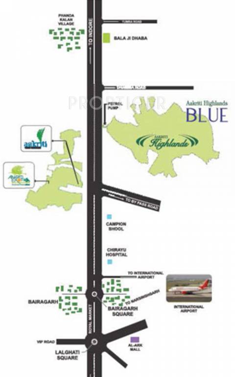 Images for Location Plan of Aakriti Highlands Home