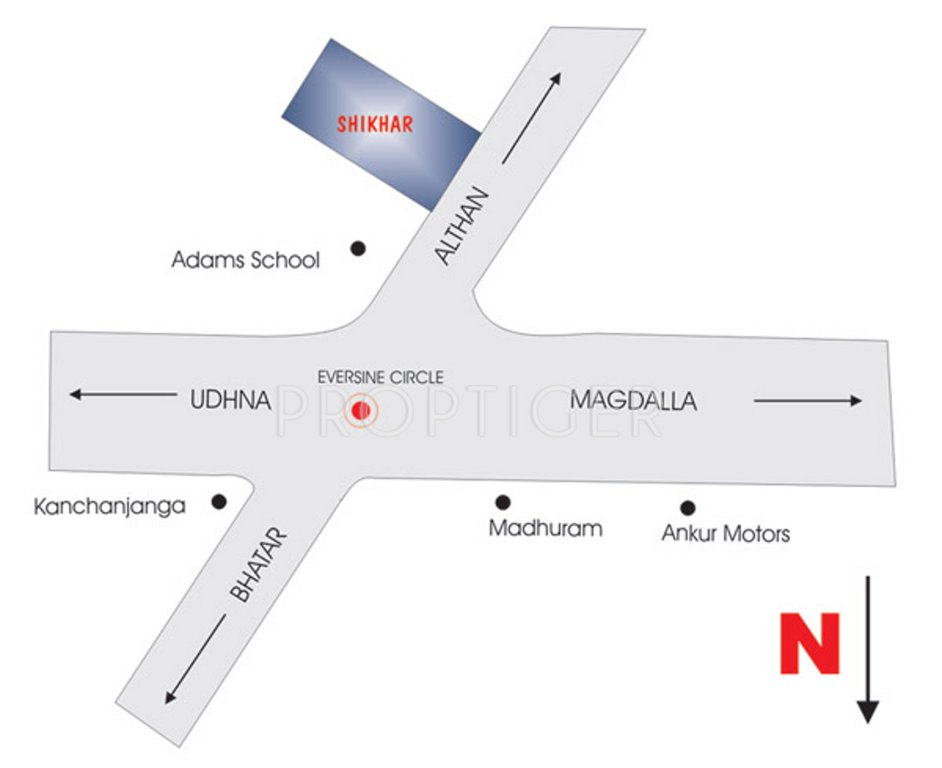 Images for Location Plan of Sargam Shikhar Appartment
