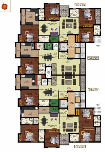 Images for Cluster Plan of Vijay Shanthi Mystiq