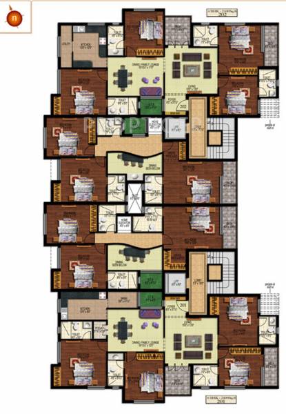 Images for Cluster Plan of Vijay Shanthi Mystiq