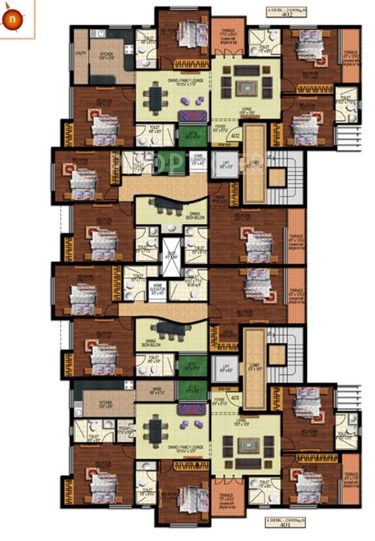 Images for Cluster Plan of Vijay Shanthi Mystiq