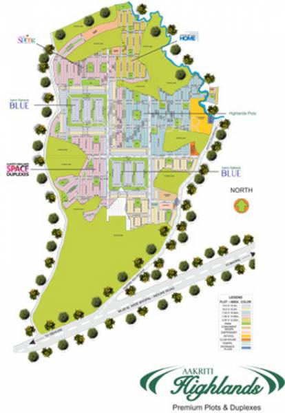 Images for Layout Plan of Aakriti Highlands Spring Images for Layout Plan of Aakriti Highlands Spring