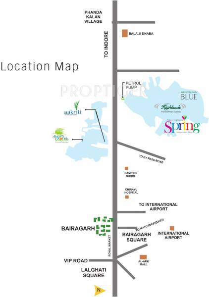 Images for Location Plan of Aakriti Highlands Spring Images for Location Plan of Aakriti Highlands Spring